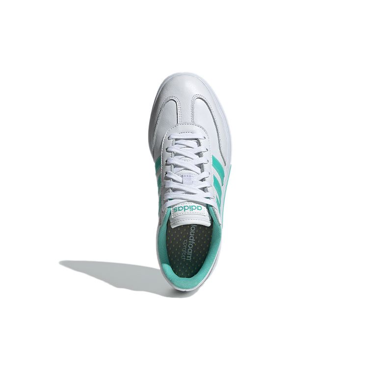 Adidas Neo Gradas Comfortable Casual Durable Low-Top Skate Shoes Women Sneakers White Green H01225