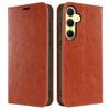 For Samsung Galaxy A35 5G Case Crazy Horse Texture Split Leather Stand Phone Cover