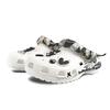 Crocs Crush Clog EVA Graffiti Crown Decorative Buckle Hand Painted Casual Versatile Hole Shoes Unisex White