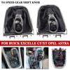 Manual 5 6 Speed Gear Stick Shift Knob Lever Head Handball with Leather Boot For Buick Excelle GT/XT 2009-2014 For OPEL ASTRA