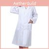 Comfortable Casual Doctor Nurse Uniform Long Sleeve Lab Coat White Workwear