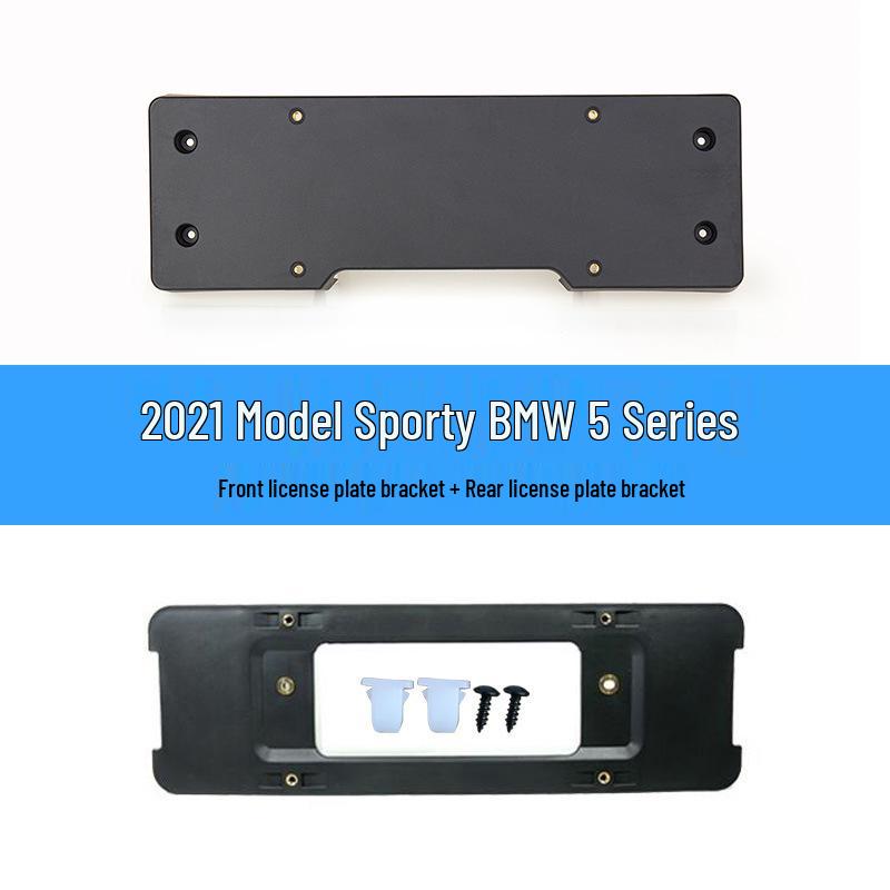 BMW 5 Series License Plate Holder: Front Holder 523/520, Rear Base 525, Bracket 528/530, 535LI Frame, GT.