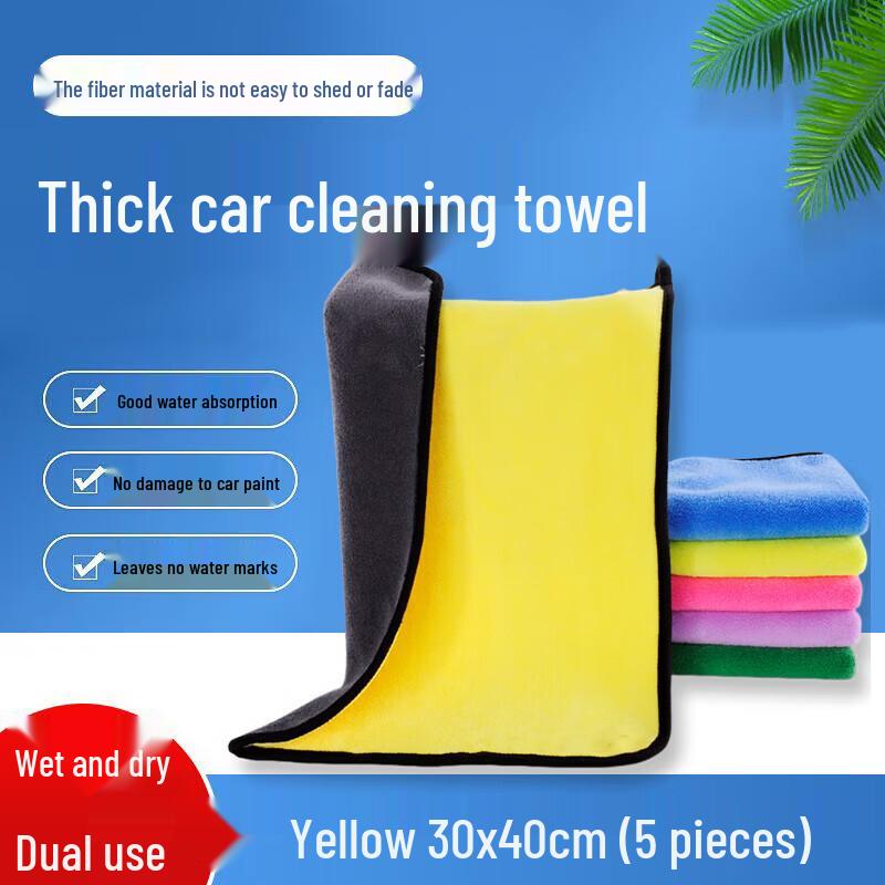 

Homeglen Thick Coral Fleece Cleaning Towel