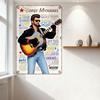 George Michael Vintage Plåtskylt Retro Rock 'n' Roll Akustisk Gitarr Metallplatta för Hembar Man Cave Dekor