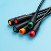 Black 9mm For Ebike Bafang Optional Cable 2/3/4/5/6Pin Cable Display Pin Waterproof Connector Base Connector