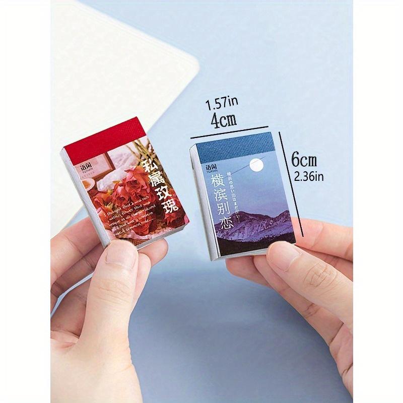 1pc Random Delivery Japanese Paper Sticker Notebook, Ins Style Fresh Diary Memo Pad, 50 Sheets, School Supplies, Back To School