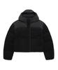 Covernat Woman Rds Women'S Corduroy Hooded Short Puffer Black