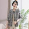 New middle-aged and old women's sweater cardigan noble clothes mother spring knitted short coat