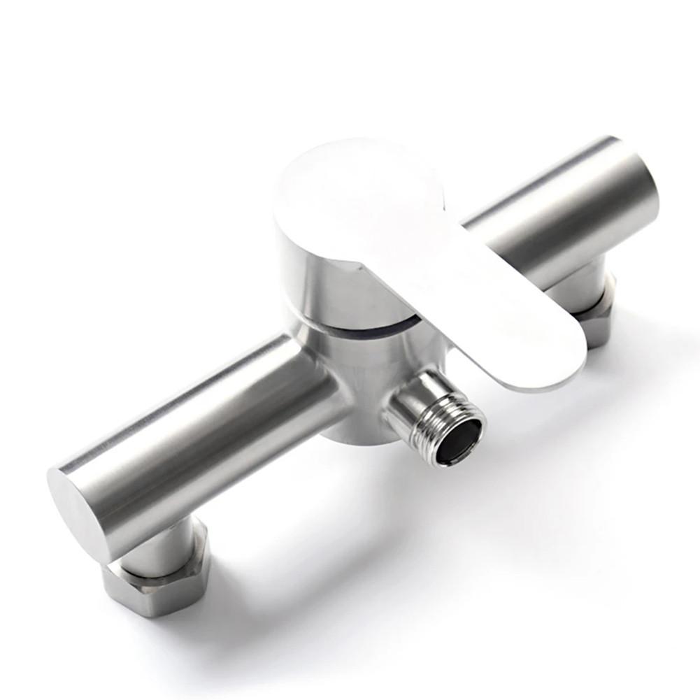 Easy Installation Stainless Steel Shower Faucet With Built In Rubber Sealing Ring And Ceramic Spool