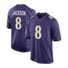 Baltimore Ravens 8 JACKSON 22 HENRY Football Jersey Embroidered Sports Uniform