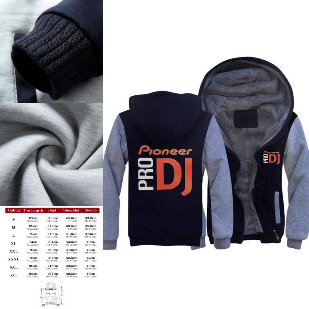 Luxurious Men Sweater Zipper Thicken Sweatshirt Hoodie Unisex Jacket Winter Coat For Cold Days