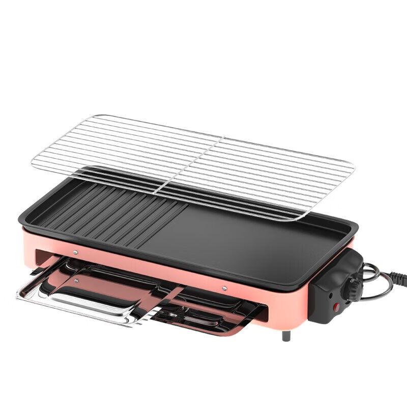 Kemeri Electric Smokeless BBQ Grill with Non-Stick Pan