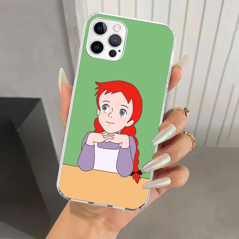 A-Anne Of Green Gables Shirley Phone Case for Iphone 17 Air 16 15 Plus 14 13 Mini 12 11 Pro Max 16E 7 8 SE 2020 Soft Funda Print