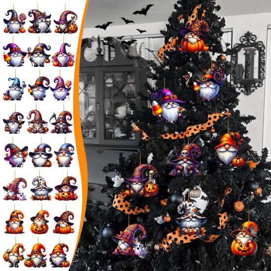 Halloween Advent Calendar 2025 Terrifying Dwarf Pendent 24-Day Countdown Box Cute Mini Characters for Kids