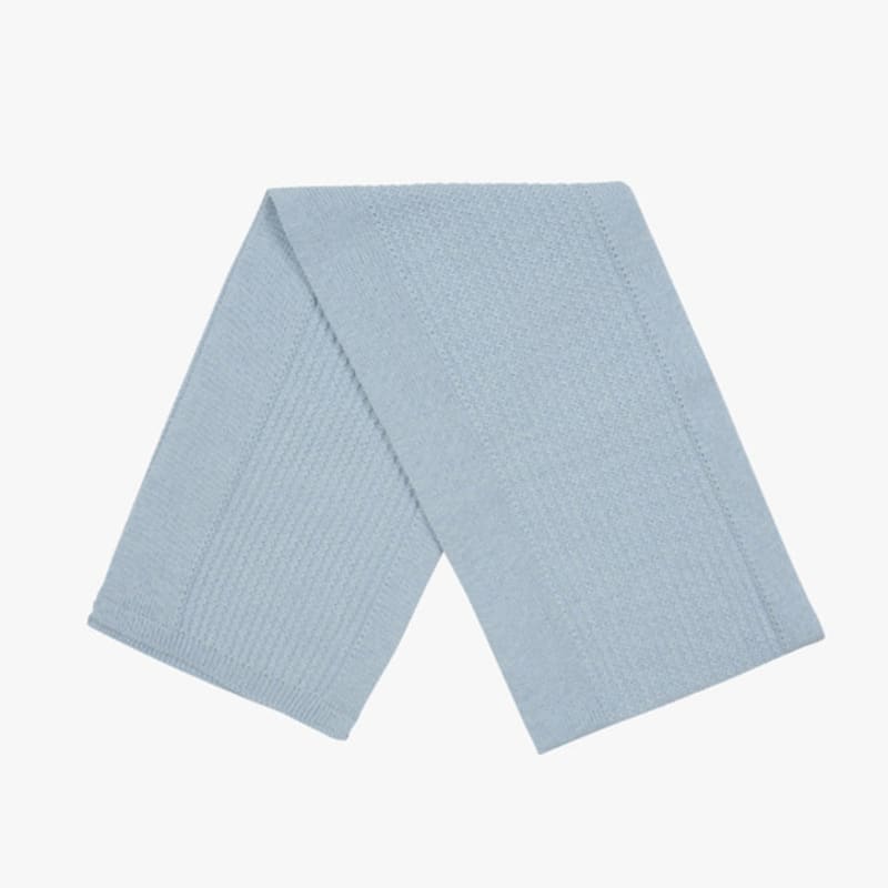 Saint Luxure Soft Leaf Muffler Sky Blue