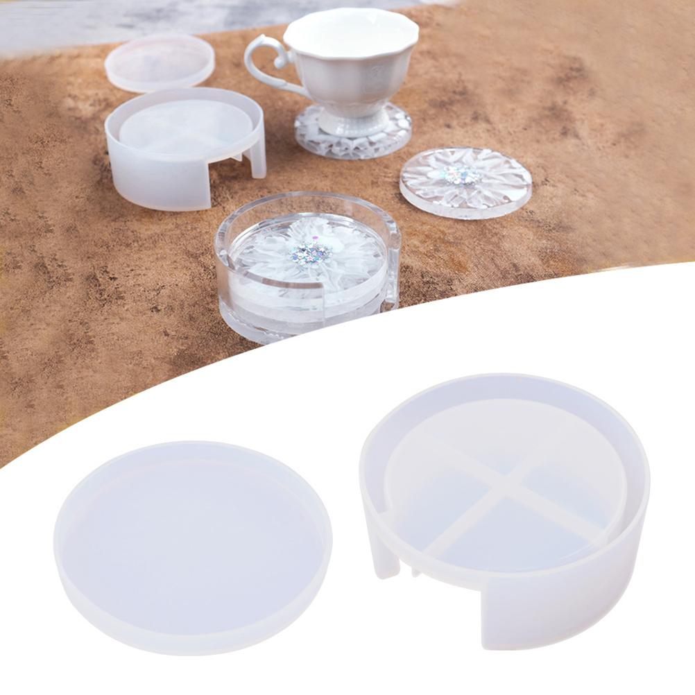Coaster Mold Round Silicone Mold Cup Mat Epoxy Resin Mold Home Tabletop Decoration