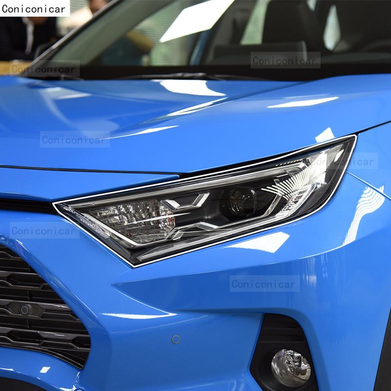 For TOYOTA RAV4 XA50 -2024 Car Exterior Headlight Anti-scratch Front Lamp Transparent TPU Protective Film Accessories