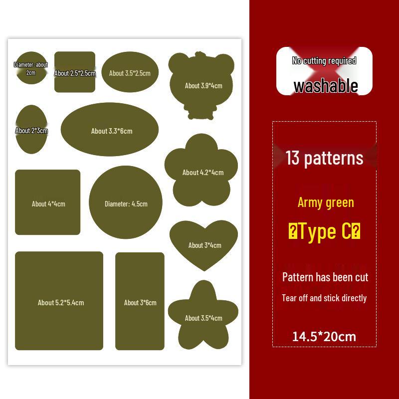 16-Color Self-Adhesive Seamless Repair Patch for Clothes and Jackets