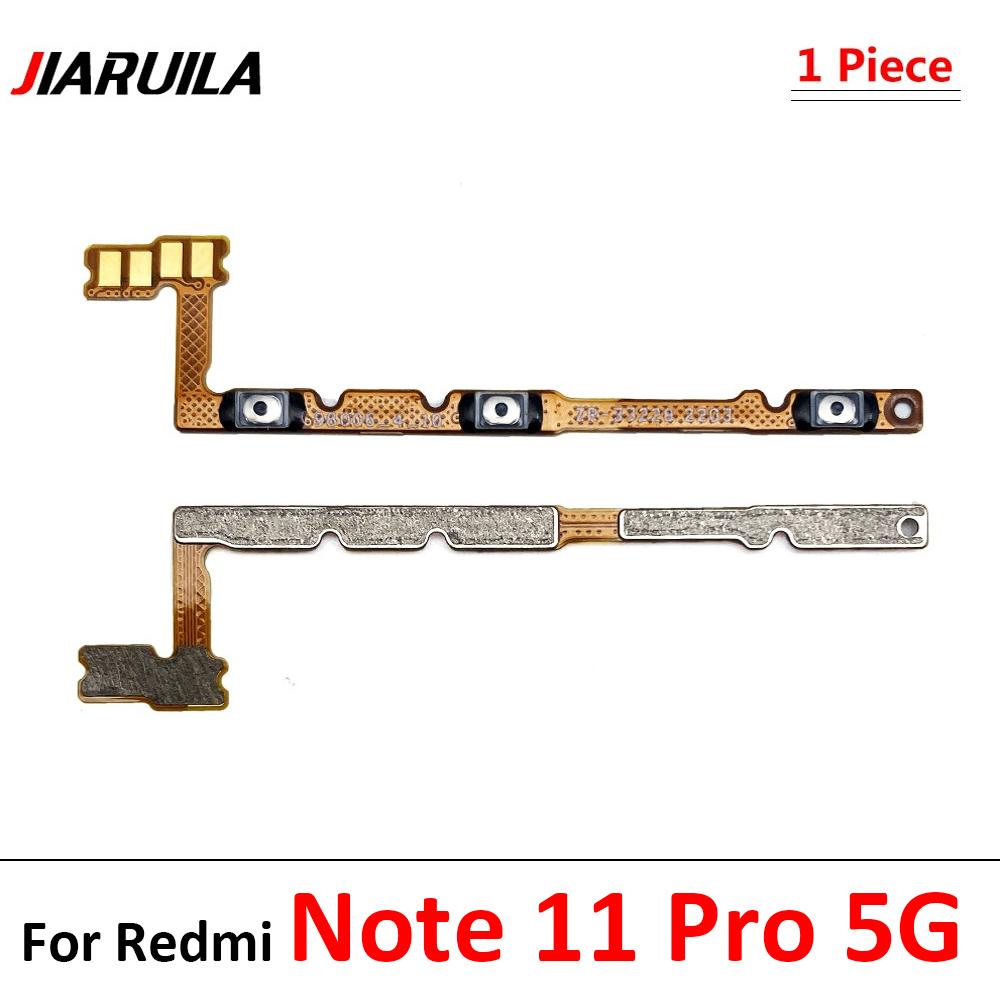 Power On Off Button Volume Key Switch Flex Cable For Xiaomi Redmi Note 10 10s 11 11s 11E 11T 12 12s 12 13 Pro Plus 4G 5G