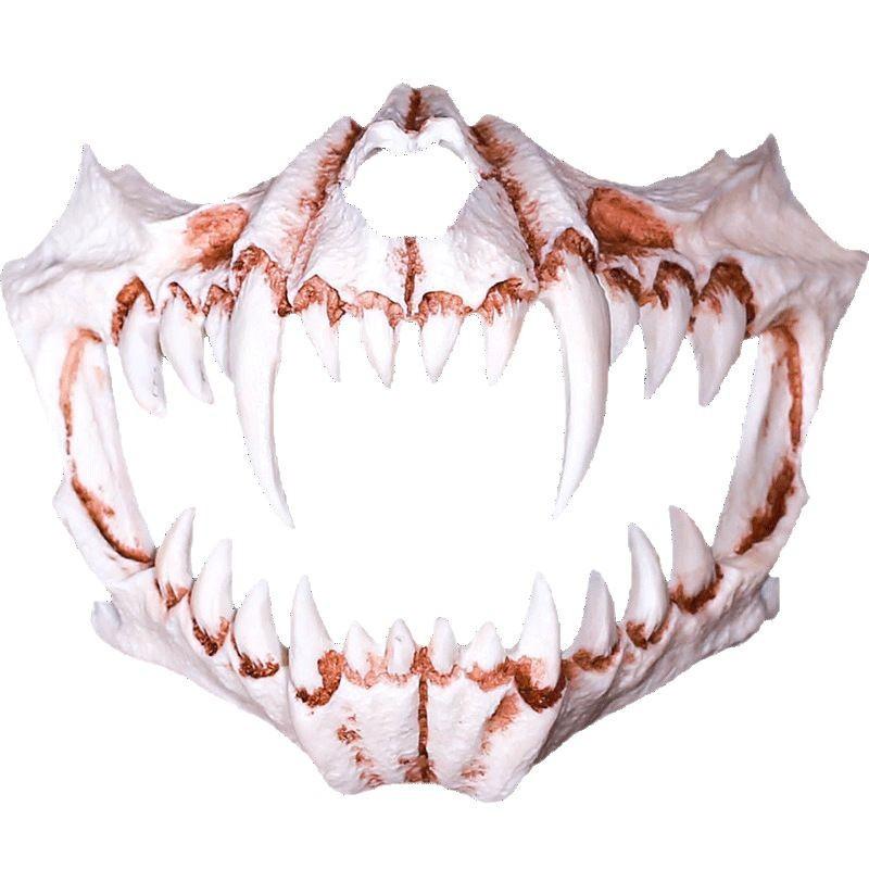 Resin Mask, Dragon God, Tiger, Tengu, Inuyasha Cos Werewolf Skull, Halloween Mask