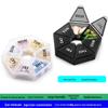 Weekly Portable 7-Grid Moisture-Proof Pill Organizer, Eco-Friendly Plastic Travel Storage Box.