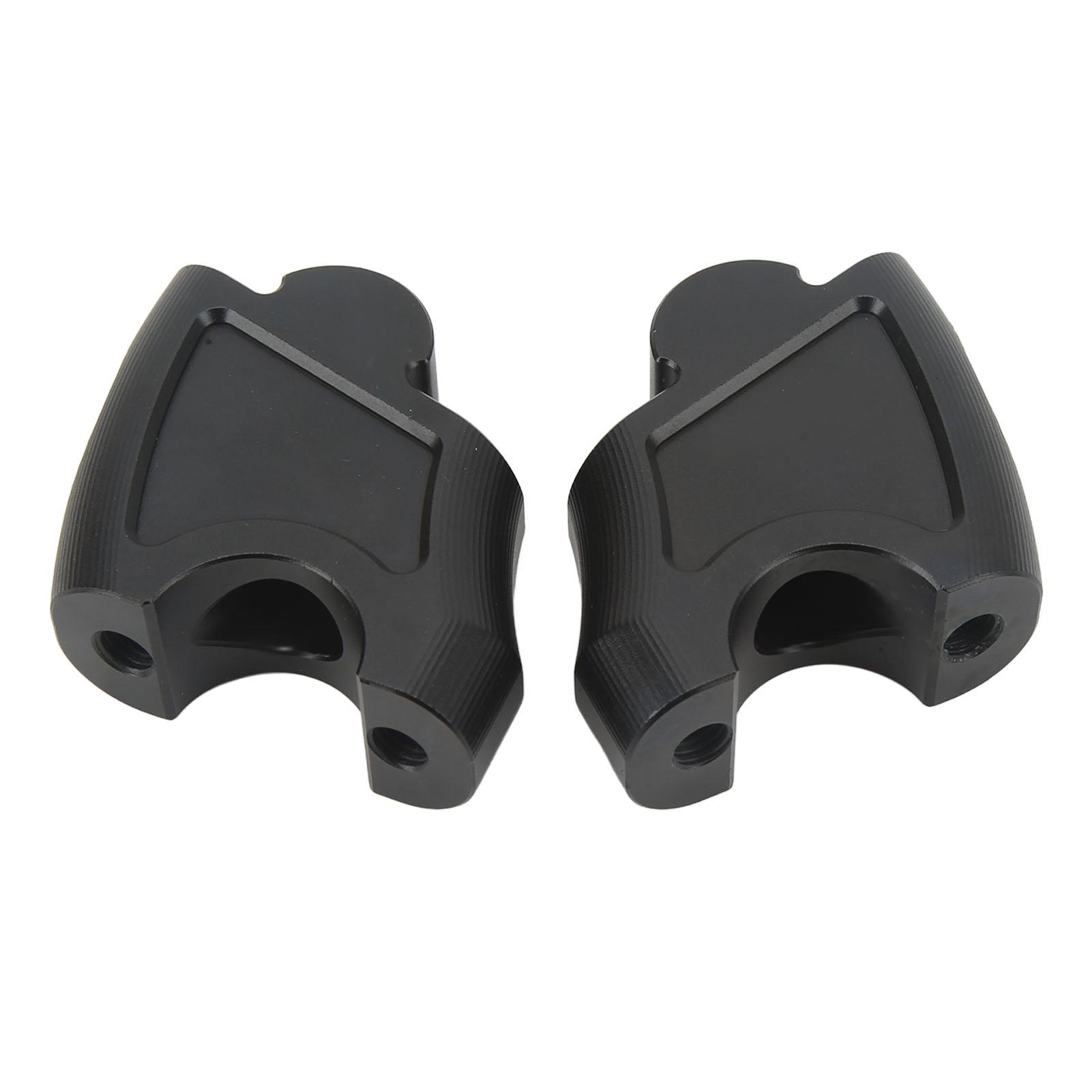

2PCS Handlebar Riser CNC Aluminum Alloy Replacement for Benelli TRK502X 502C TNT250 TNT300 Black чорний