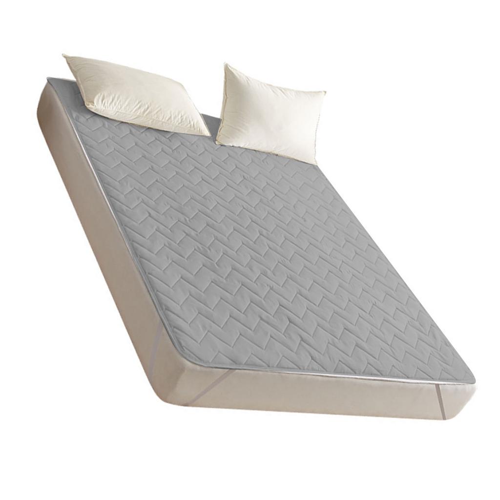 Mattress Pad Professional Slip Resistance Soft Comfortable Breathable Easy Care Single Quilted Bed Topper for Home