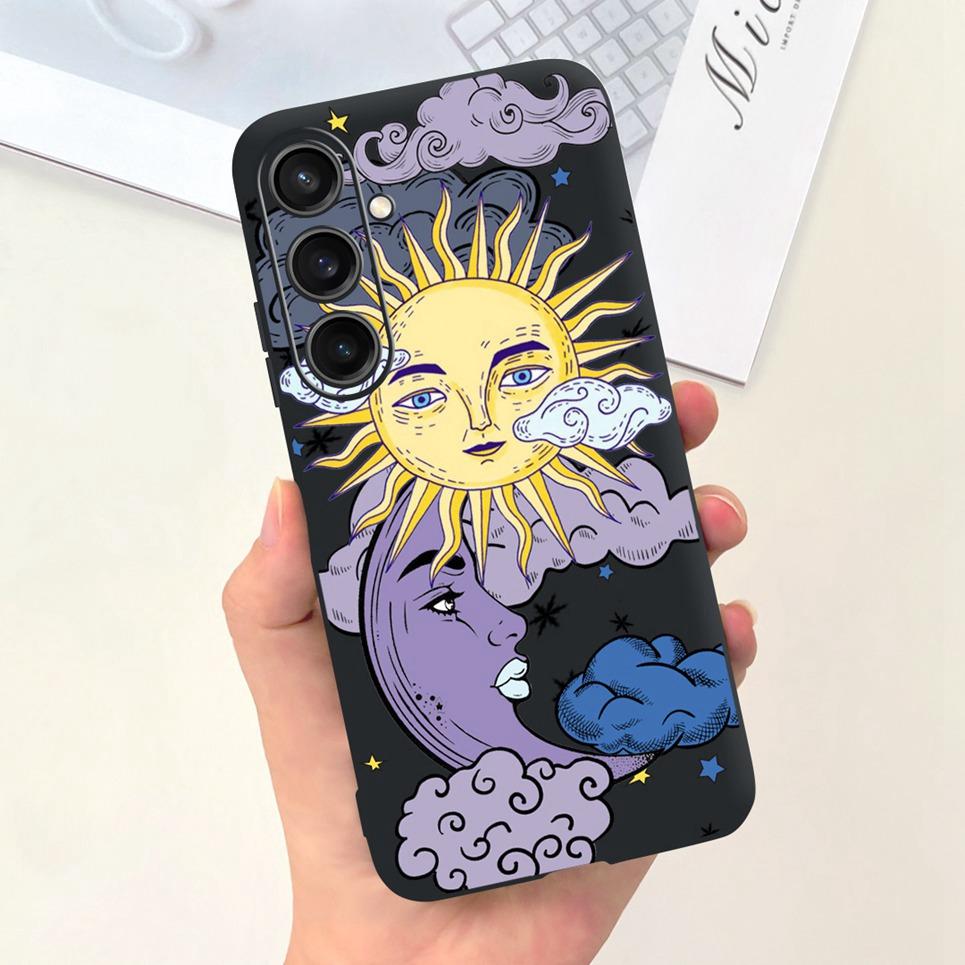 For Huawei Samsung Galaxy M15 F15 Back Cover Soft Matte Liquid Silicone Funda Samsung F15 Coque Astronaut Dinosaur Housing