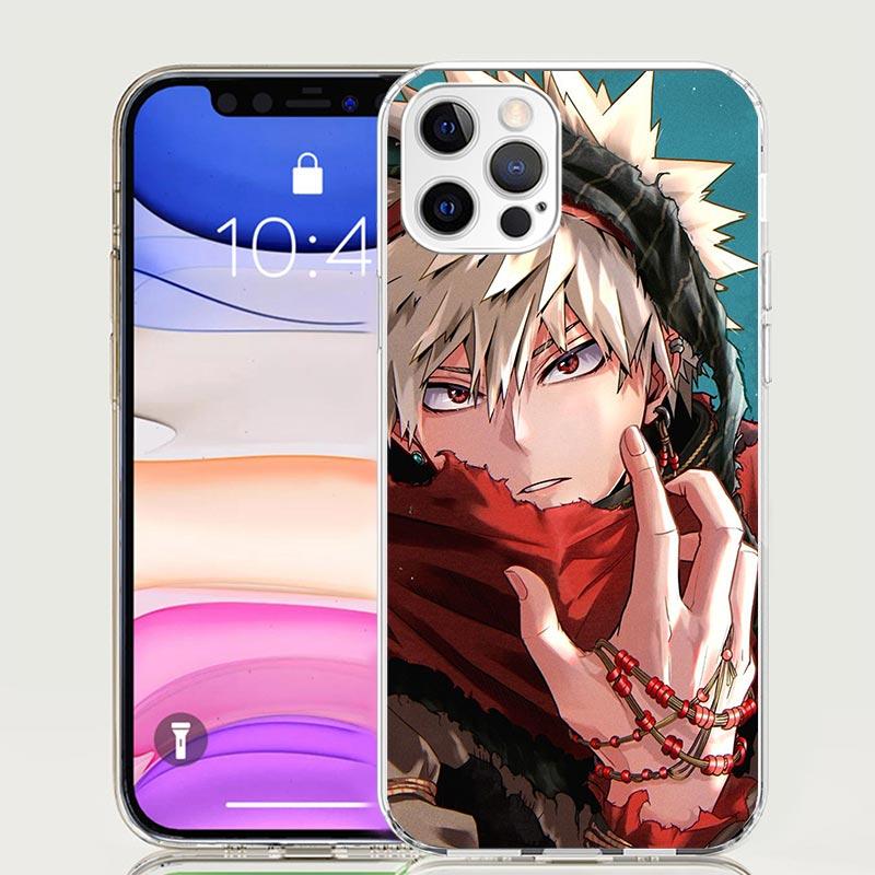 Bakugou Katsuki MHA My Hero Phone Case For iPhone 17 Air 16 15 Plus 11 14 Pro Max 13 Mini 12 7 8 + SE Pattern Art Customized Cov