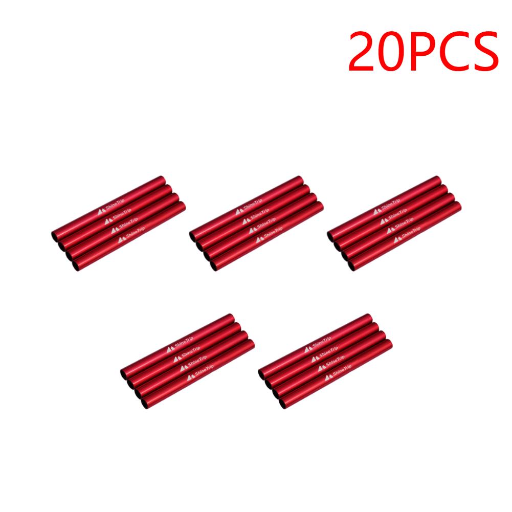 8-40PCS Tent Tube Aluminum Alloy Tent Emergency Tube Lengthen 13cm Lightweight Repair for Hiking Awning Kit Tent Accessories