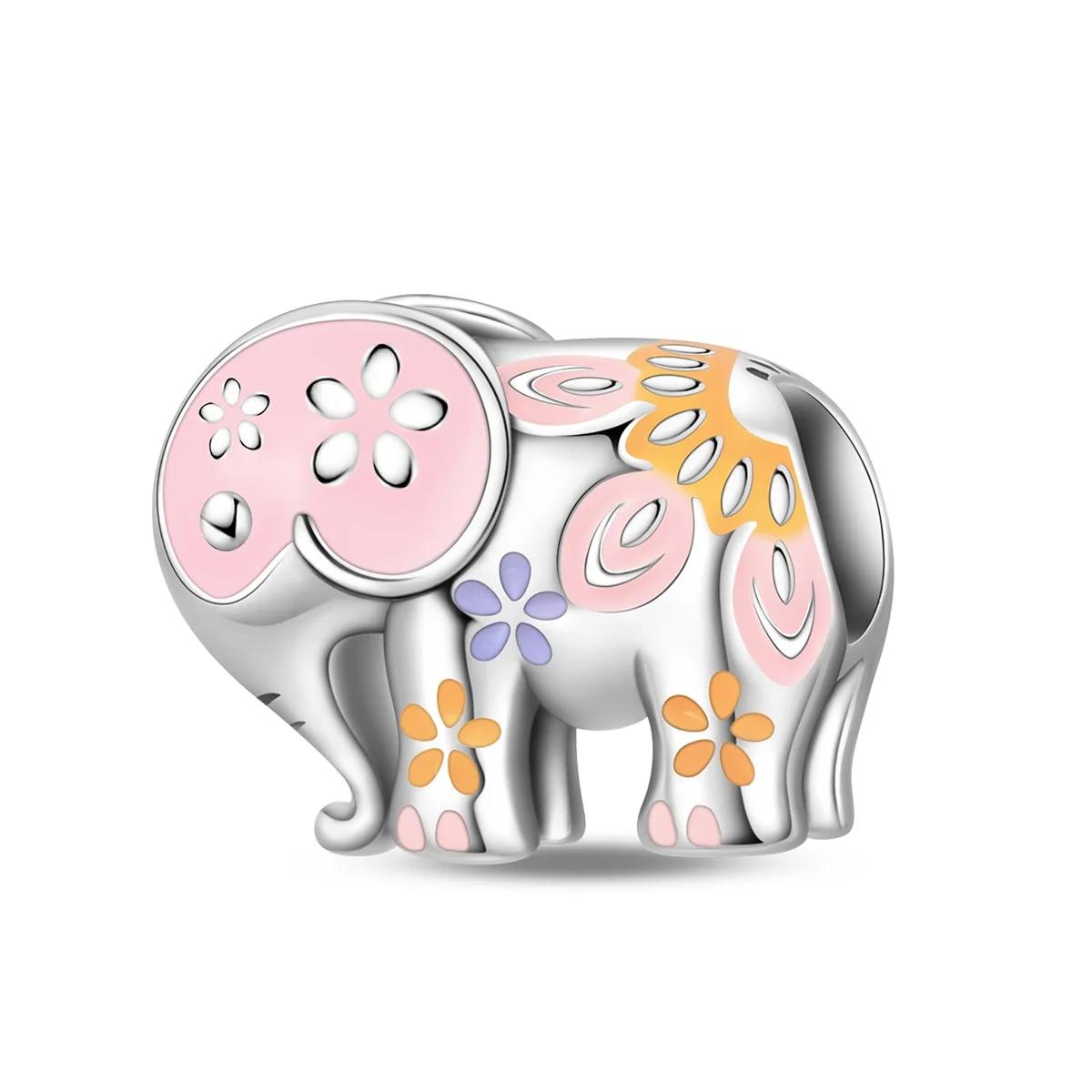 

Charm Bead Charms Authentic copper Plated Cartoon Baby Elephant Bead Charms Animal Bead Charms Compatible With Bracelets Diy Gift Women Delicate Jewel