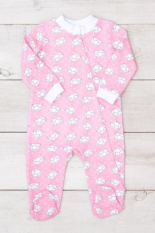 

Затишний боді для дівчинки – М який матеріал та легкість рухів, Демісезонний, 5032-024-5 HC 56 бейкер miller рожевий колір