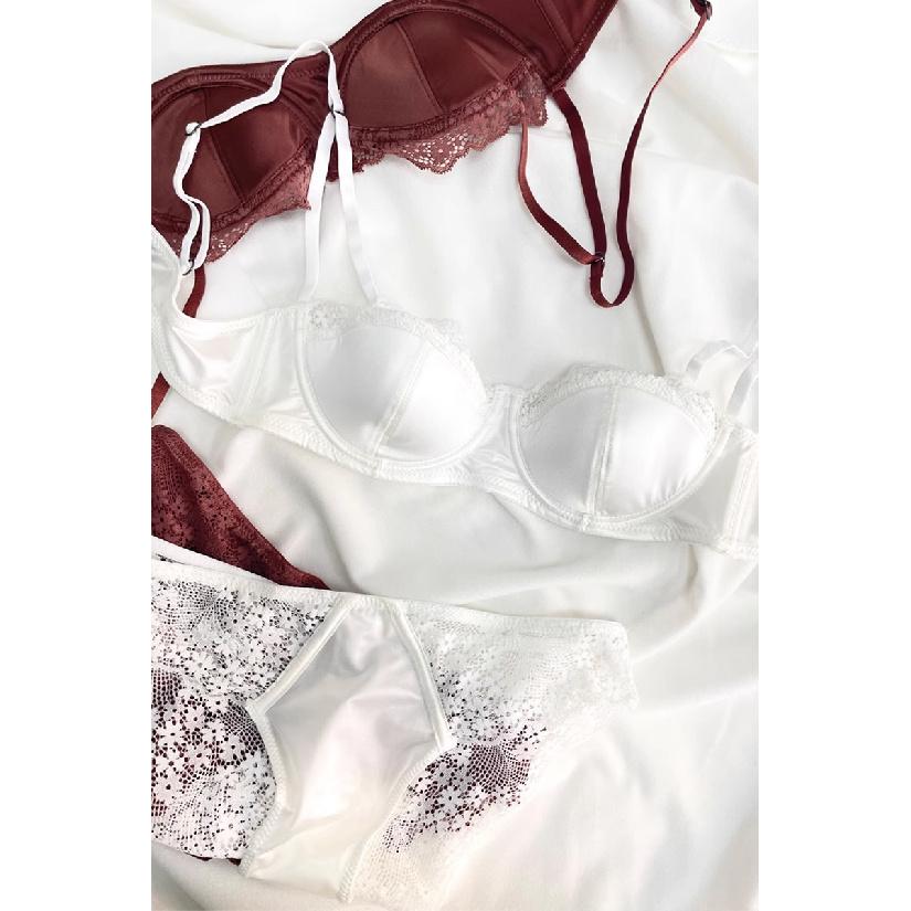 French-style lace thin soft underwire bra for women with small busts, enhancing and anti-sagging, breathable and comfortable bra set, new model