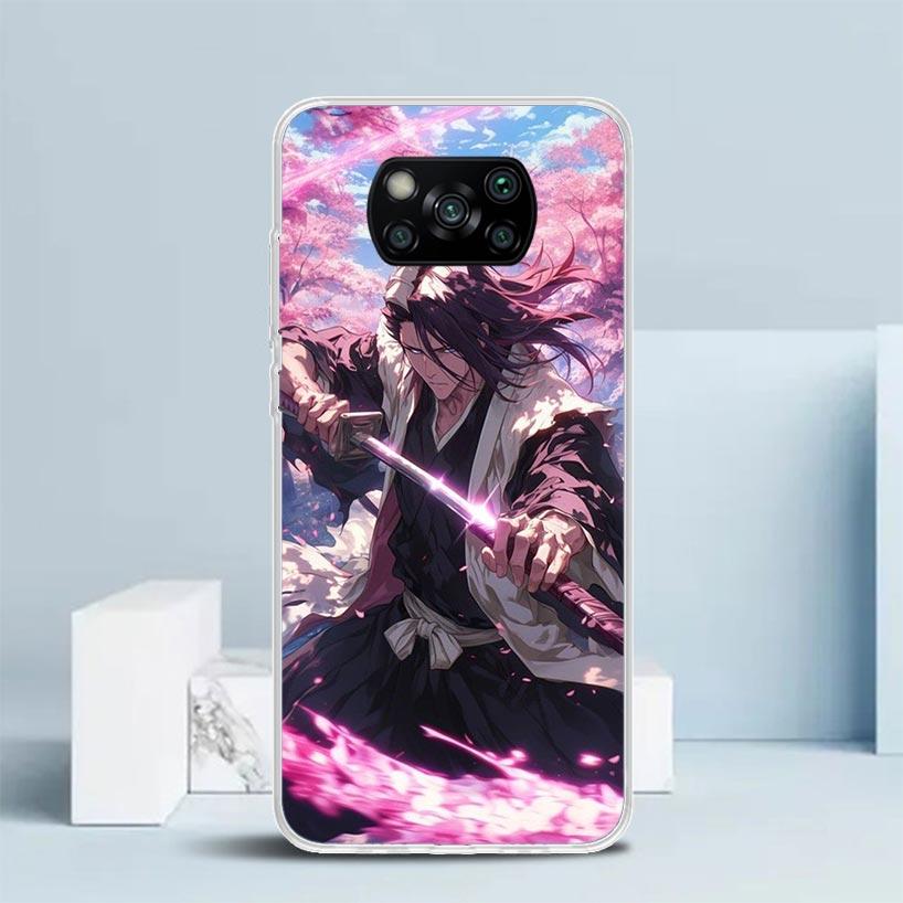 Bleach Kuchiki Byakuya Soft Cover for Xiaomi Poco F7 Ultra X7 X6 X5 Pro M7 Phone Case Redmi 15 15C 13 13C 12 12C 10 10C Print Sh