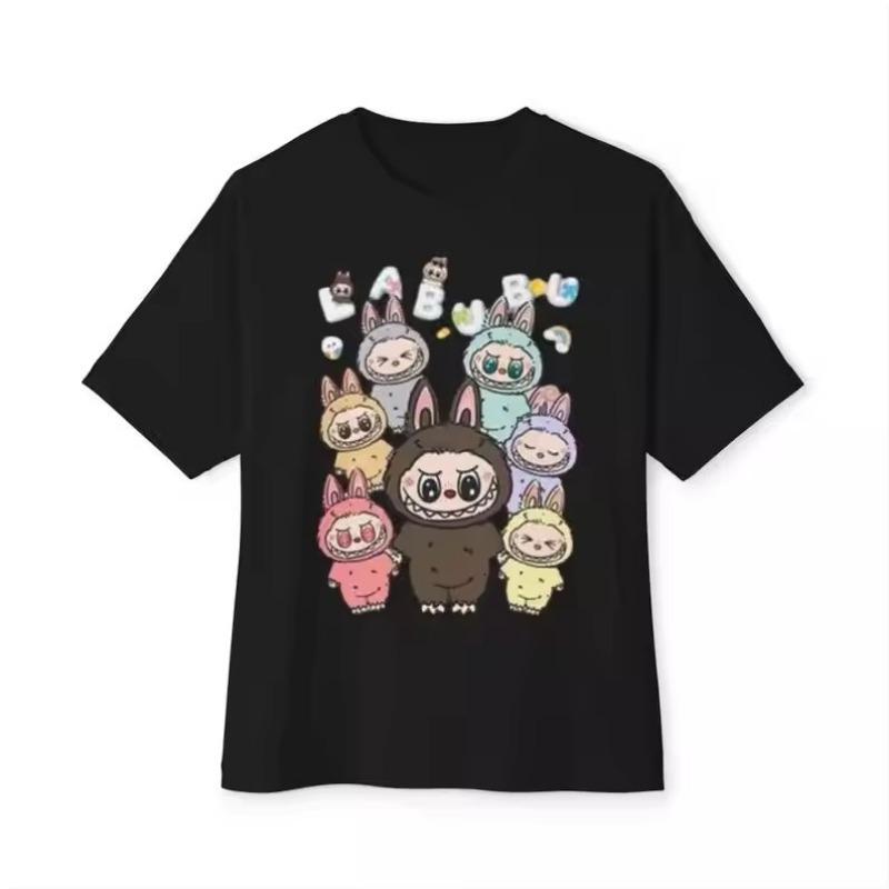 Summer Cute Kawaii Cartoon Print Children T-shirt Casual Fashion Cotton Short-sleeve Top Kid Tee Boys Girls Tshirt Funny Clothes