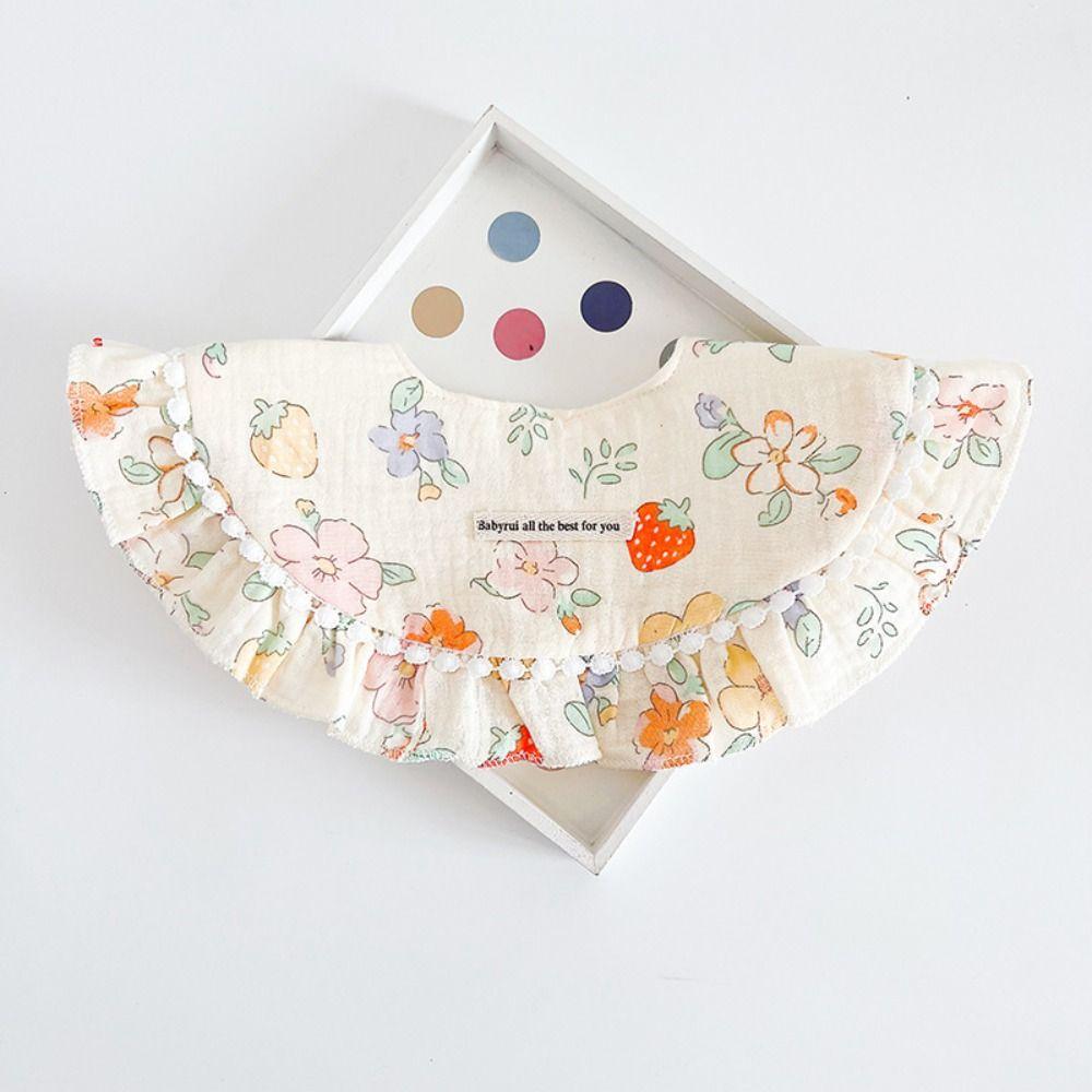 Feeding Baby Cotton Bibs Princess Saliva Towel Cloths Baby Drooling Bibs  Neck Wear Accessories