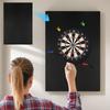 Dart Board Wall Protectors Dart Board Accessories Removable Black Mat Protection Professional Grade For Adults Game Room Garage