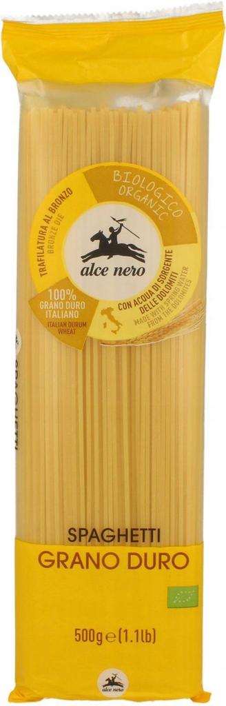 PASTA (SEMOLINE) BIO SPAGHETTI 500 G - ALCE NERO