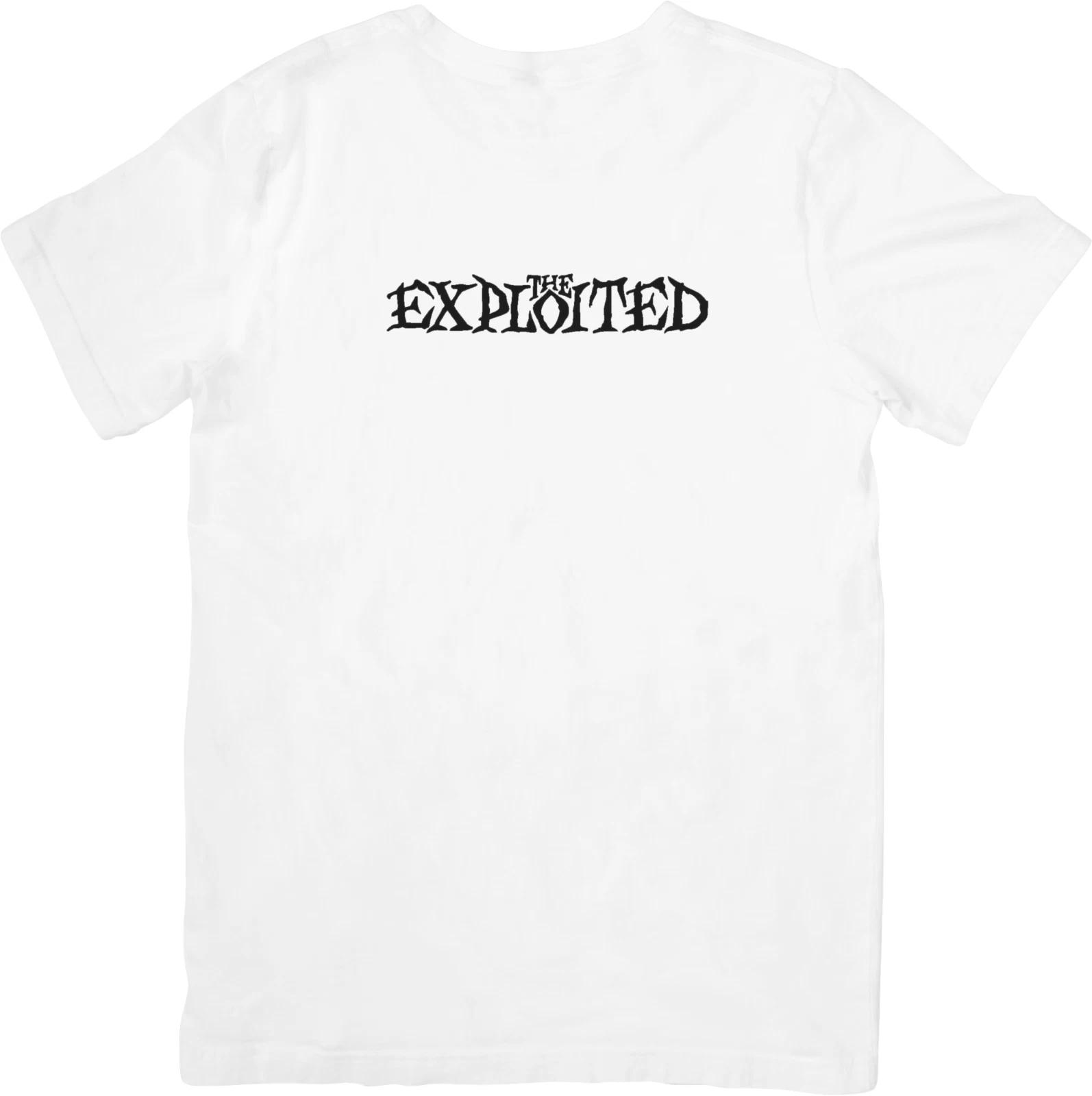 

The Exploited 3 Music Fit for Men & Women Quality Cotton T-Shirt White. XL