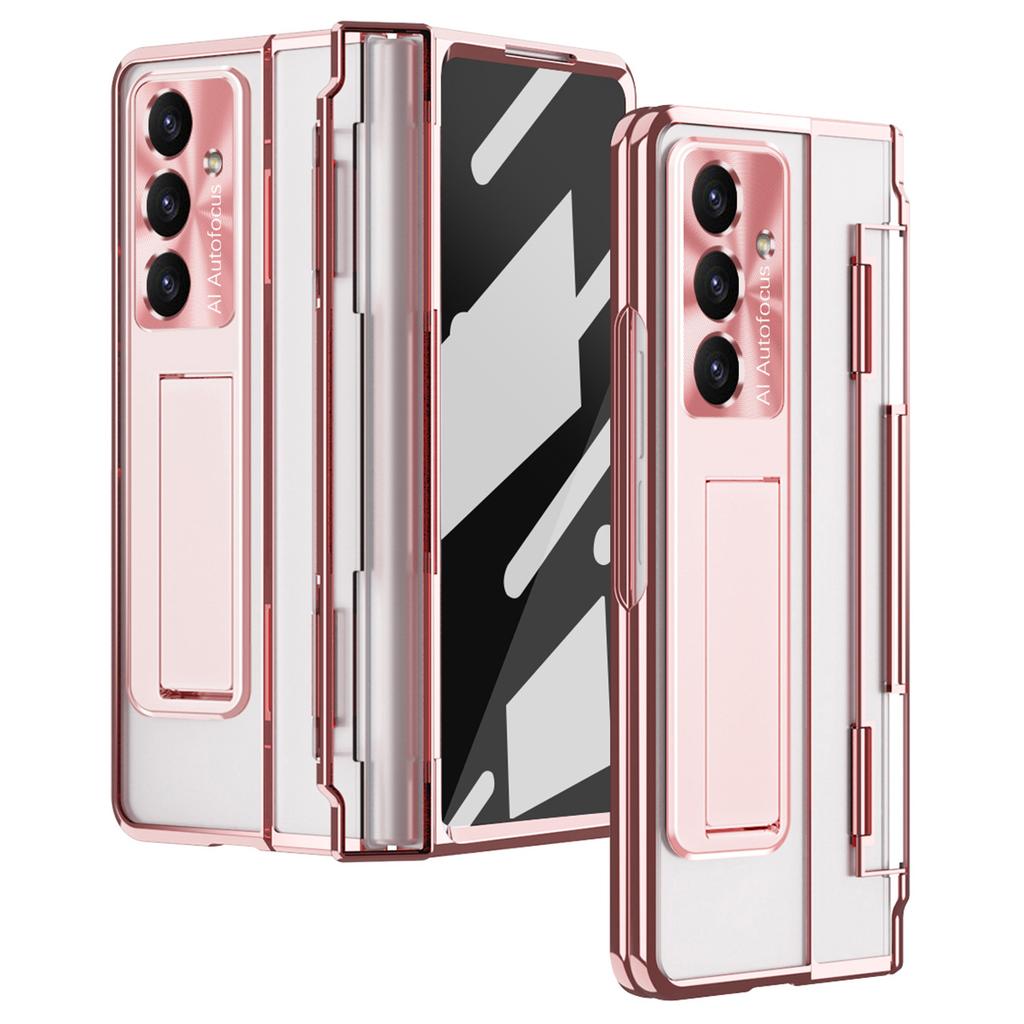 For Samsung Galaxy Z Fold7 5G Case Kickstand Hard PC Phone Cover with Screen Film
