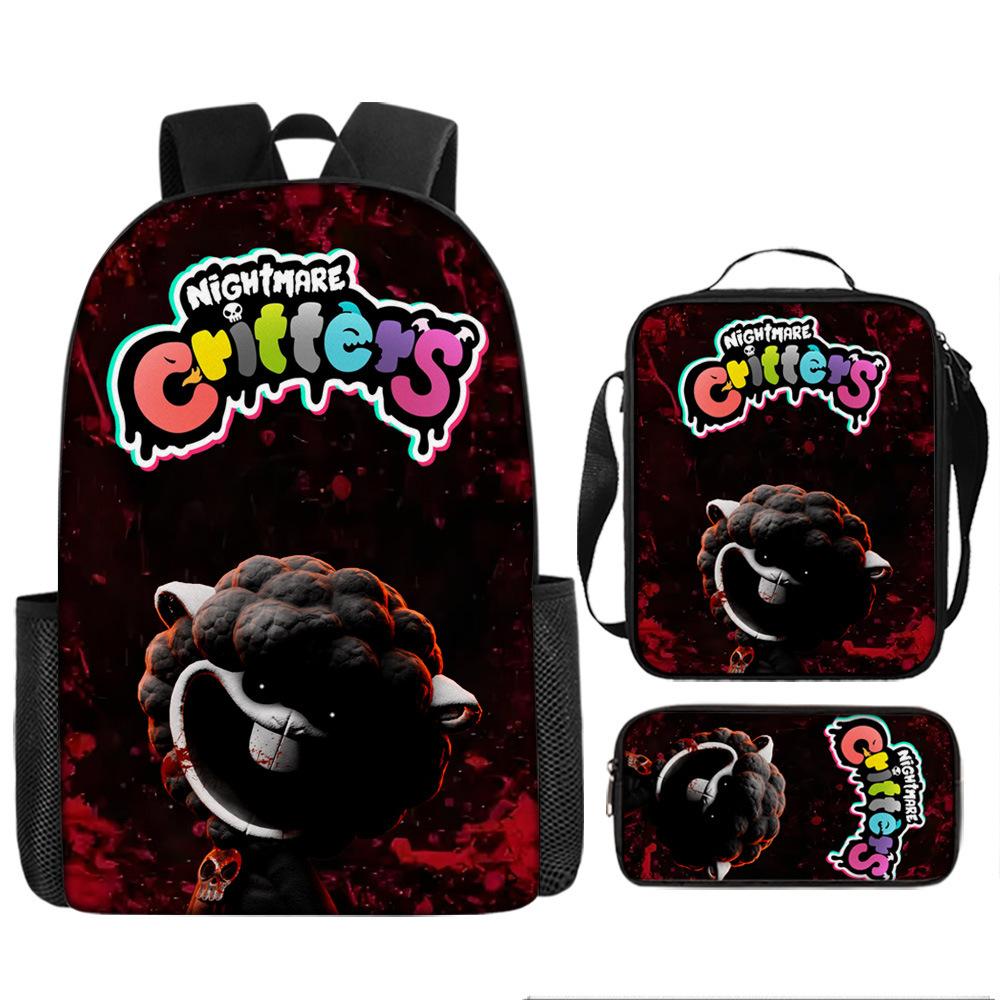 Speeltijd 4 Basisschool Rugzak Nightmare Critters Grote Capaciteit Rugzak