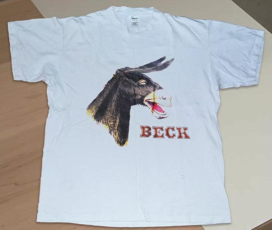 Новая белая футболка Beck Hansen Odelay Tour с прической «Дьявольский» 3XL