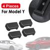 4pcs/set Seat Rail Cover Protector For Tesla Model 3 Y Juniper 2025 Accessories Rear End Pieces Backseat Slide Protection Cover