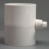 PVC Regulating Valve Round Pipe Air Volume Valve Portable Check Valve  Ventilation