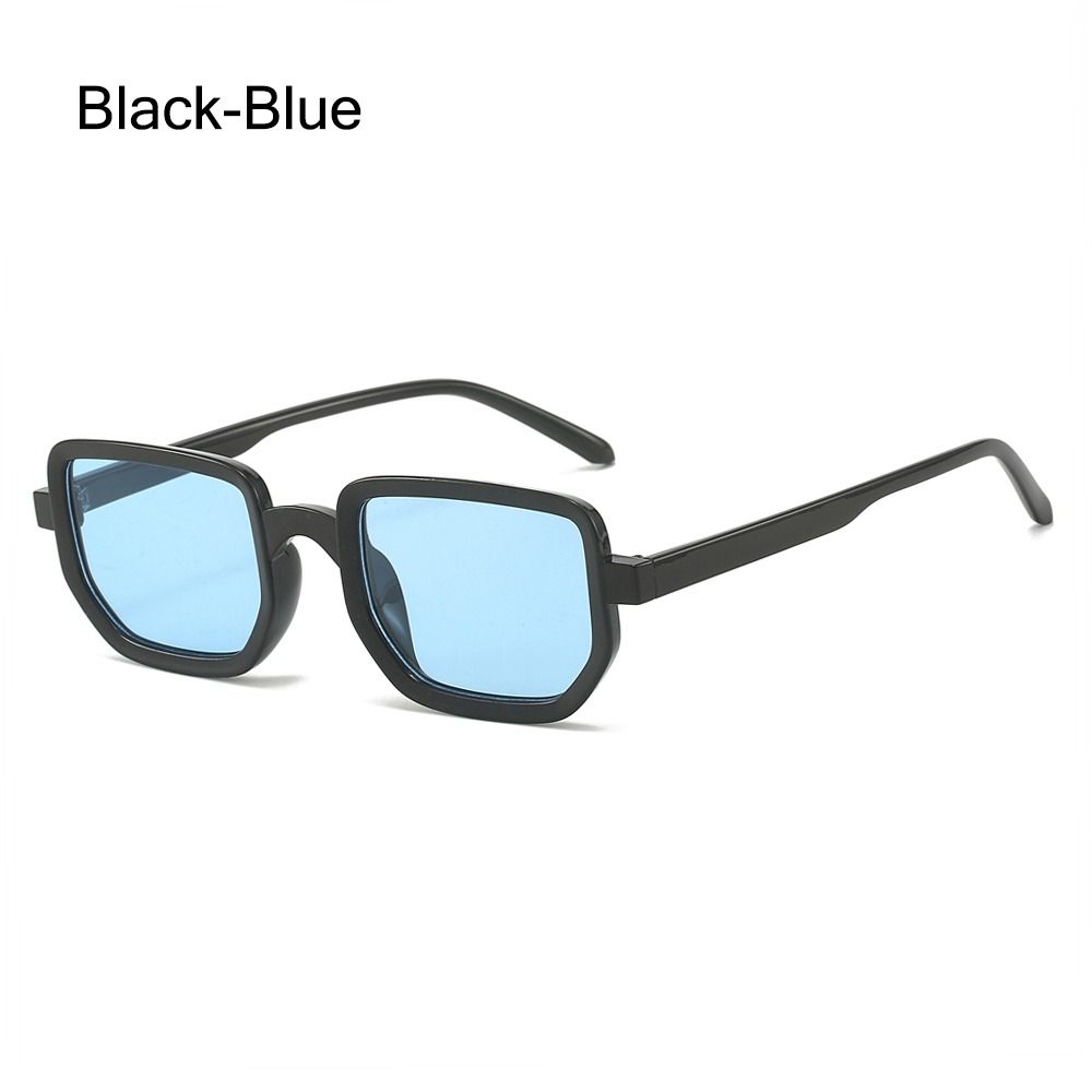 Retro Square Frame Leopard Sunglasses UV400 Protection Beach Travel Streetwear Black Shades Gradient Eyewear for Women & Men