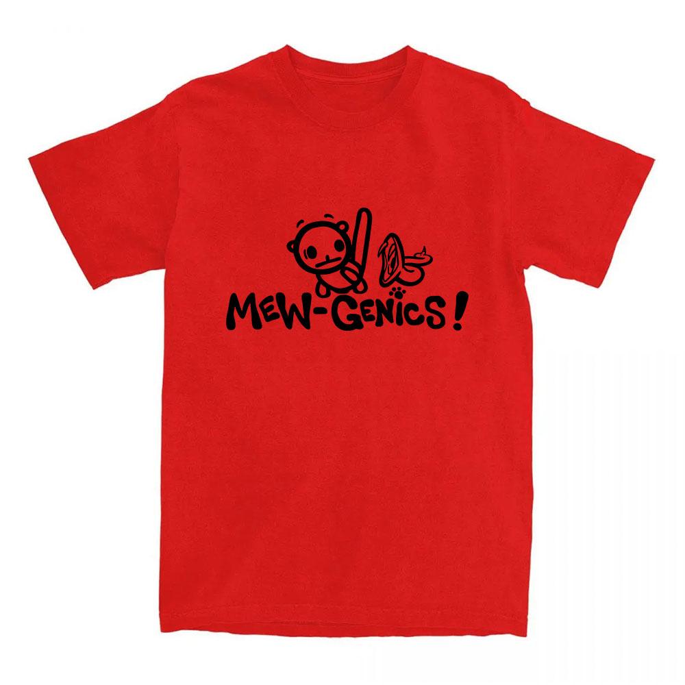

MEWGENicS Game Cartoon Design Tshirt Summer Short Sleeve Loose Female Tshirts Unisex Streetwear Oneck Fashion Graphic T Shirt S