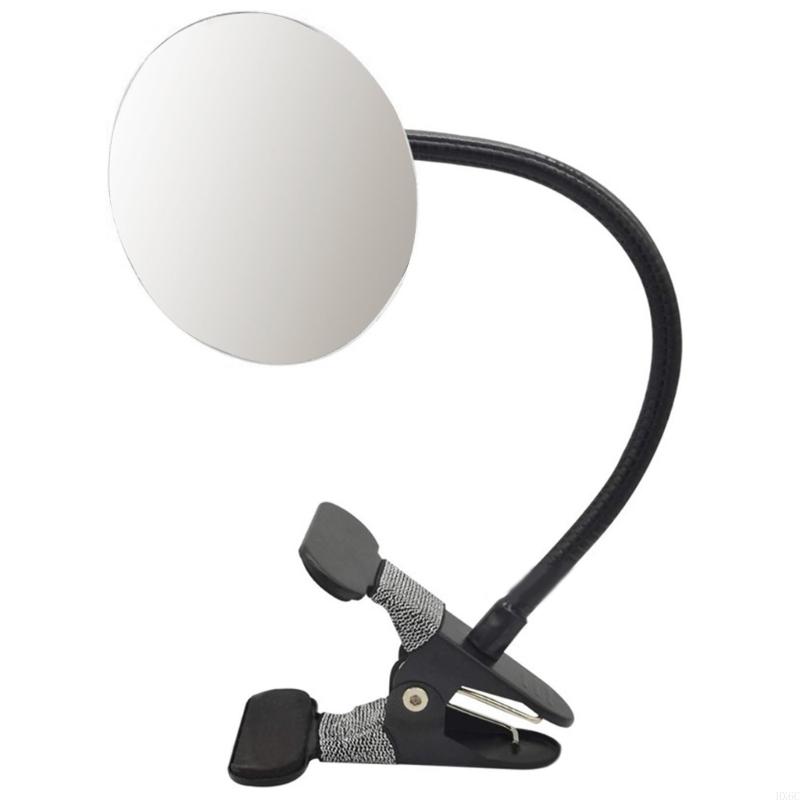 

Frameless Rectangle/Round Convex Security Mirror with Adjustable Clip for Desk or Cabinet Computer Rear View Monitoring HX6C