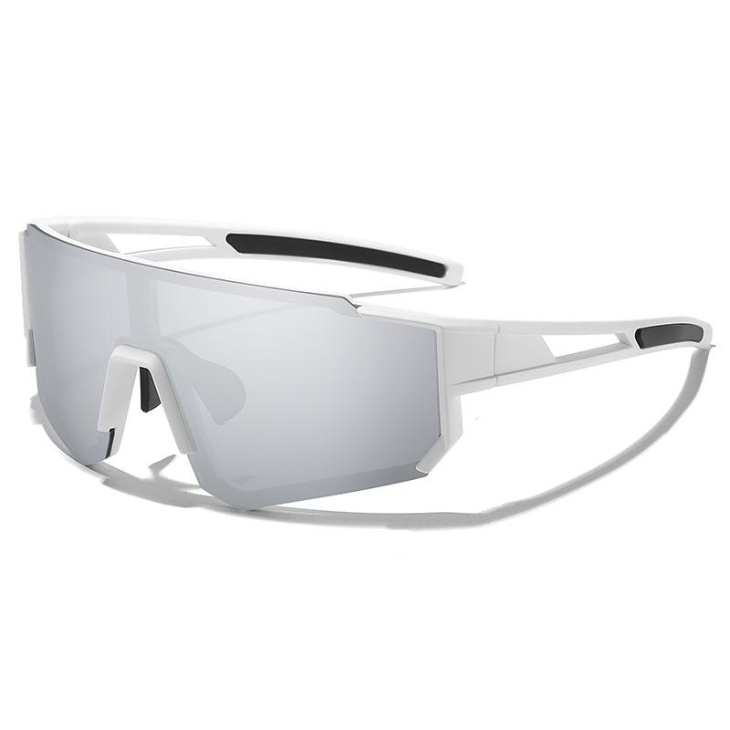 New outdoor cycling glasses, one-piece bicycle windshield sunglasses, European and American sports sunglasses
