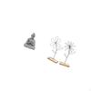 Monkey Buddha Iron Flower Statue Minimalist Collectible Figurine Sculpture Metal Wire Ornament for