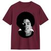 MMichael JJackson Fan Art TShirt Summer Streetwear TShirts Cotton Novelty Tee Shirt For Unisex Custom Logo Top Tees